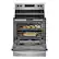 Left. Whirlpool - 5.3 Cu. Ft. Freestanding Electric Range with Keep Warm Setting - Stainless steel.