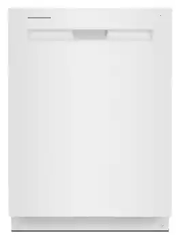 Maytag - 24" Top Control Built-In Stainless Steel Tub Dishwasher with 3rd Rack, Dual Power Filtration, 47 dBA - White