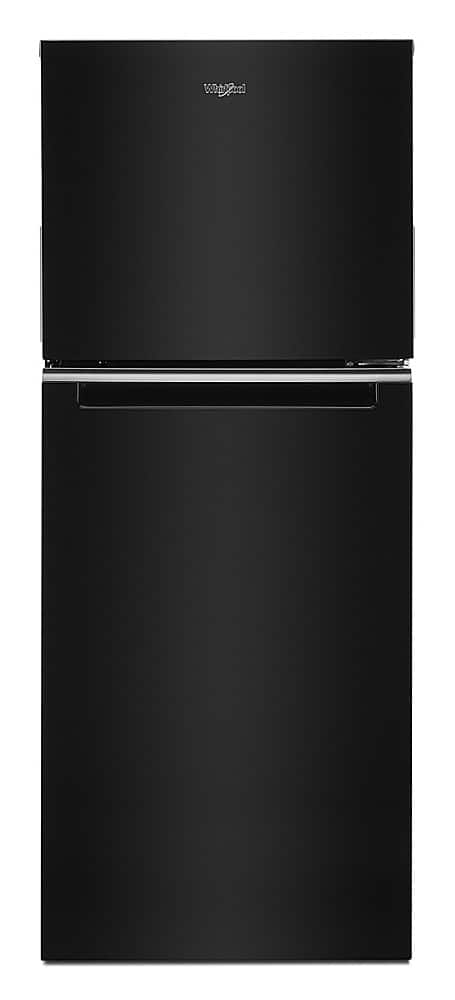Whirlpool - 11.6 Cu. Ft. Top-Freezer Counter-Depth Refrigerator with Infinity Slide Shelf - Black - Front_Zoom