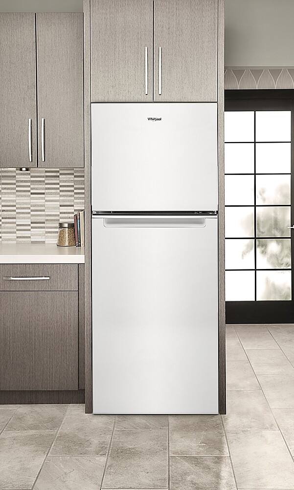 Alt View 13. Whirlpool - 11.6 Cu. Ft. Top-Freezer Counter-Depth Refrigerator with Infinity Slide Shelf - White.
