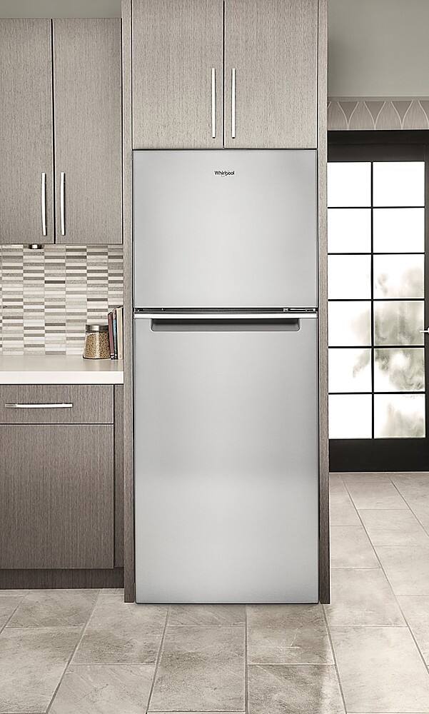 Alt View 12. Whirlpool - 11.6 Cu. Ft. Top-Freezer Counter-Depth Refrigerator with Infinity Slide Shelf - Fingerprint Resistant Stainless Finish.