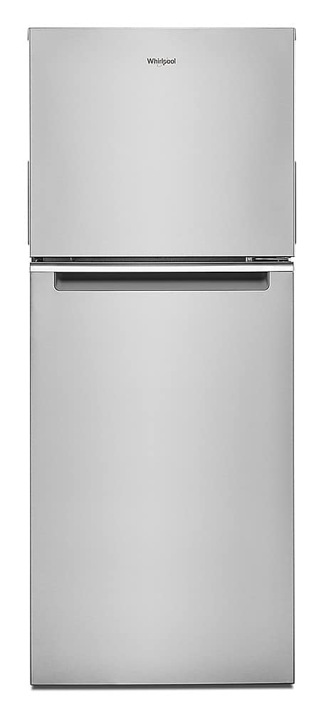 Whirlpool - 11.6 Cu. Ft. Top-Freezer Counter-Depth Refrigerator with Infinity Slide Shelf - Stainless Steel - Front_Zoom
