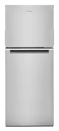 Whirlpool - 11.6 Cu. Ft. Top-Freezer Counter-Depth Refrigerator with Infinity Slide Shelf - Stainless Steel