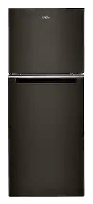 Whirlpool - 11.6 Cu. Ft. Top-Freezer Counter-Depth Refrigerator with Infinity Slide Shelf - Black Stainless Steel