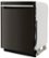 Angle. Whirlpool - 24" Top Control Built-In Dishwasher with Stainless Steel Tub, Large Capacity, 3rd Rack, 47 dBA - Black stainless steel.