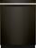 Front. Whirlpool - 24" Top Control Built-In Dishwasher with Stainless Steel Tub, Large Capacity, 3rd Rack, 47 dBA - Black stainless steel.
