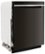 Left. Whirlpool - 24" Top Control Built-In Dishwasher with Stainless Steel Tub, Large Capacity, 3rd Rack, 47 dBA - Black stainless steel.