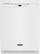 Front. Maytag - 24" Front Control Built-In Dishwasher with Stainless Steel Tub, Dual Power Filtration, 50 dBA - White.