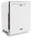 Alt View 11. Maytag - 24" Front Control Built-In Dishwasher with Stainless Steel Tub, Dual Power Filtration, 50 dBA - White.