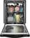 Alt View 12. Whirlpool - 24" Top Control Built-In Stainless Steel Tub Dishwasher with 3rd Rack and 47 dBA - Black stainless steel.