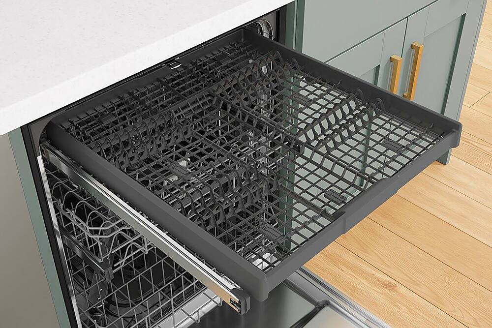 Alt View 17. Whirlpool - 24" Top Control Built-In Stainless Steel Tub Dishwasher with 3rd Rack and 47 dBA - Black stainless steel.