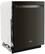 Left. Whirlpool - 24" Top Control Built-In Stainless Steel Tub Dishwasher with 3rd Rack, Large Capacity, 47 dBA - Black stainless steel.