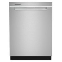 Whirlpool - 24" Top Control Built-In Stainless Steel Tub Dishwasher with 3rd Rack, FingerPrint Resistant, and 47 dBA - Stainless Steel - Front_Zoom