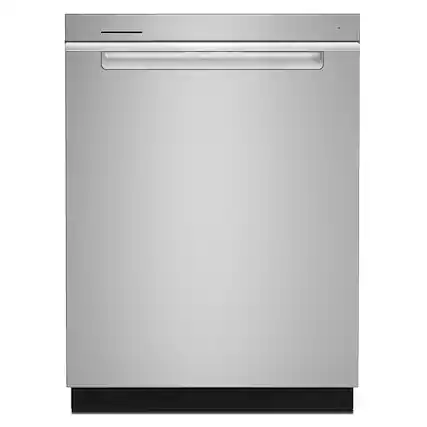 Front. Whirlpool - 24" Top Control Built-In Stainless Steel Tub Dishwasher with 3rd Rack, FingerPrint Resistant, and 47 dBA - Stainless Steel.