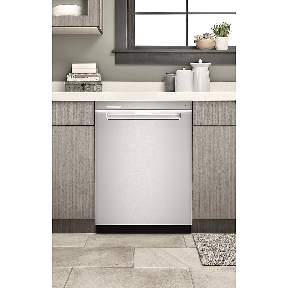 Alt View 16. Whirlpool - 24" Top Control Built-In Stainless Steel Tub Dishwasher with 3rd Rack, FingerPrint Resistant, and 47 dBA - Stainless Steel.