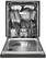 Alt View 12. KitchenAid - 24" Front Control Built-In Dishwasher with Stainless Steel Tub, PrintShield Finish, 3rd Rack, 39 dBA - Black stainless steel.