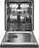 Alt View 1. KitchenAid - 24" Front Control Built-In Dishwasher with Stainless Steel Tub, PrintShield Finish, 3rd Rack, 39 dBA - Black stainless steel.