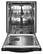 Angle. Whirlpool - 24" Top Control Built-In Dishwasher with Stainless Steel Tub, Large Capacity, 3rd Rack, 47 dBA - Black.