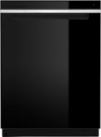 Whirlpool - 24" Top Control Built-In Stainless Steel Dishwasher with 3rd Rack and 47 dBA - Black - Front_Zoom