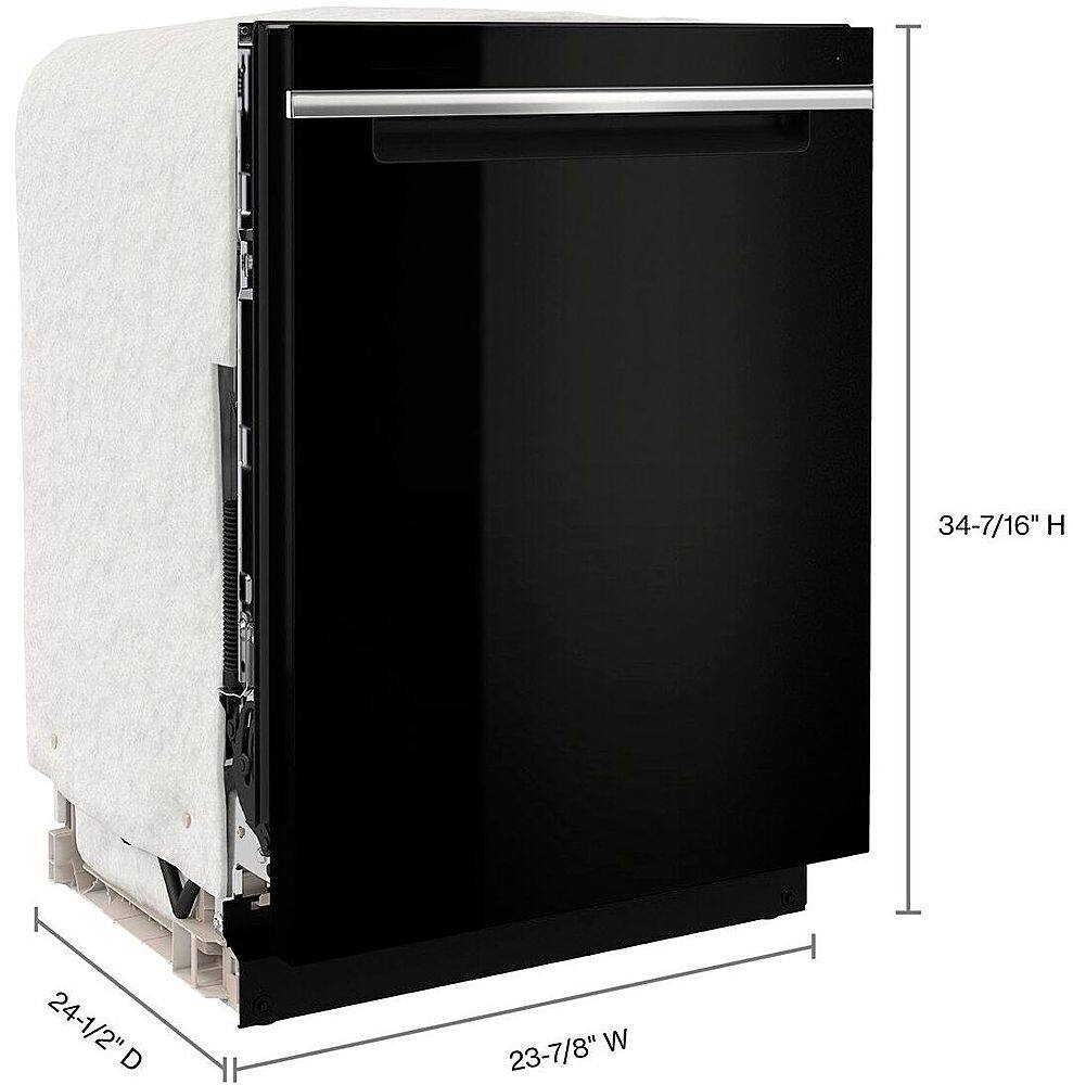 Alt View 13. Whirlpool - 24" Top Control Built-In Stainless Steel Dishwasher with 3rd Rack and 47 dBA - Black.