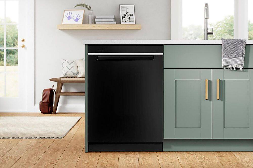 Alt View 21. Whirlpool - 24" Top Control Built-In Stainless Steel Dishwasher with 3rd Rack and 47 dBA - Black.