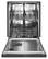 Angle. Maytag - 24" Front Control Built-In Dishwasher with Stainless Steel Tub, Dual Power Filtration, 50 dBA - Stainless Steel.