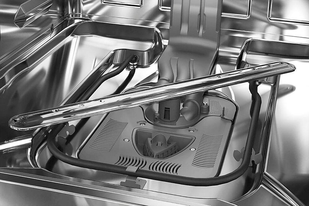 Alt View 18. Maytag - 24" Front Control Built-In Dishwasher with Stainless Steel Tub, Dual Power Filtration, 50 dBA - Black.