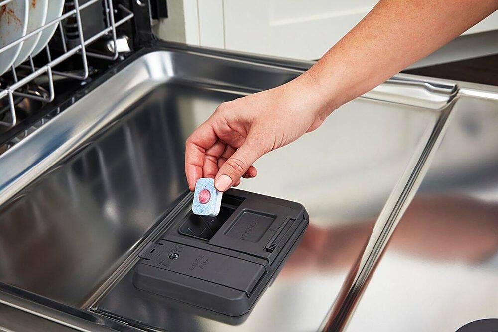 Alt View 26. Maytag - 24" Front Control Built-In Dishwasher with Stainless Steel Tub, Dual Power Filtration, 50 dBA - Black.