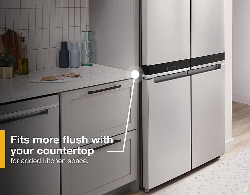 AXA Fits more flush with your countertop for added kitchen space.