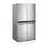 Alt View 2. Whirlpool - 19.4 Cu. Ft. 4-Door French Door Counter-Depth Refrigerator with Flexible Organization Spaces - Stainless steel.