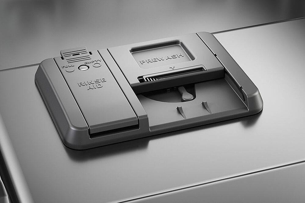 Alt View 20. KitchenAid - 24" Top Control Built-In Dishwasher with Stainless Steel Tub, PrintShield Finish, 3rd Rack, 39 dBA - Stainless Steel.