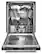 Alt View 2. KitchenAid - 24" Top Control Built-In Dishwasher with Stainless Steel Tub, PrintShield Finish, 3rd Rack, 39 dBA - Stainless Steel.