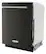 Alt View 13. KitchenAid - 24" Top Control Built-In Dishwasher with Stainless Steel Tub, PrintShield Finish, 3rd Rack, 39 dBA - Black stainless steel.