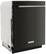 Left. KitchenAid - 24" Top Control Built-In Dishwasher with Stainless Steel Tub, PrintShield Finish, 3rd Rack, 39 dBA - Black stainless steel.