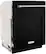 Angle. KitchenAid - 24" Top Control Built-In Dishwasher with Stainless Steel Tub, ProWash Cycle, 3rd Rack, 39 dBA - Black.