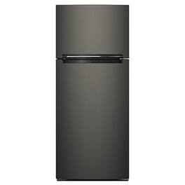 Whirlpool - 17.7 Cu. Ft. Top Freezer Refrigerator - Black Stainless Steel