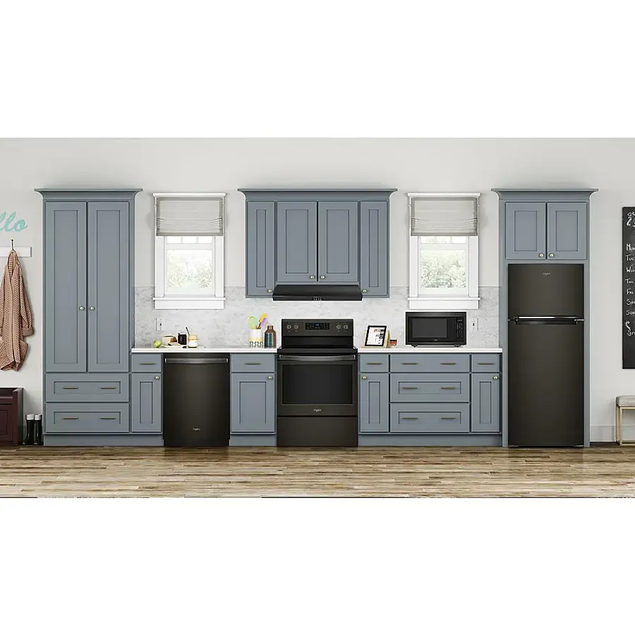 Alt View 14. Whirlpool - 17.7 Cu. Ft. Top Freezer Refrigerator - Black Stainless Steel.