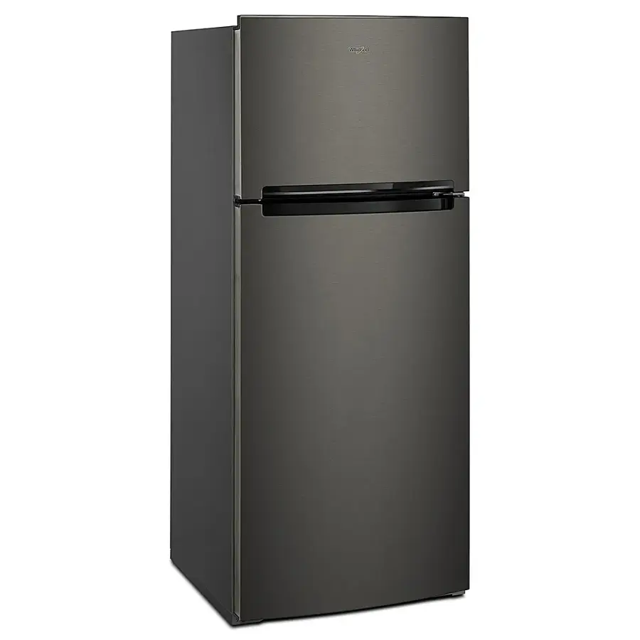 Alt View 3. Whirlpool - 17.7 Cu. Ft. Top Freezer Refrigerator - Black Stainless Steel.