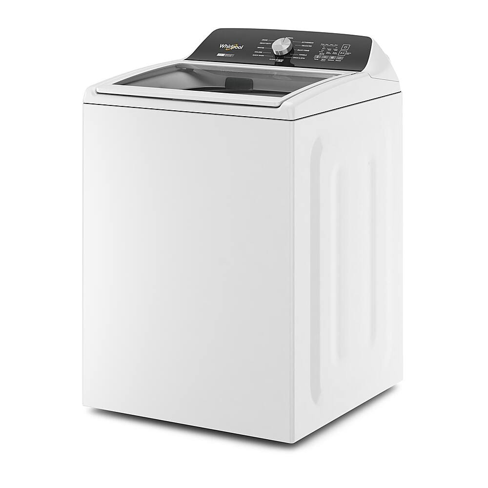 Alt View 11. Whirlpool - 4.7-4.8 Cu. Ft. Top Load Washer with 2 in 1 Removable Agitator - White.