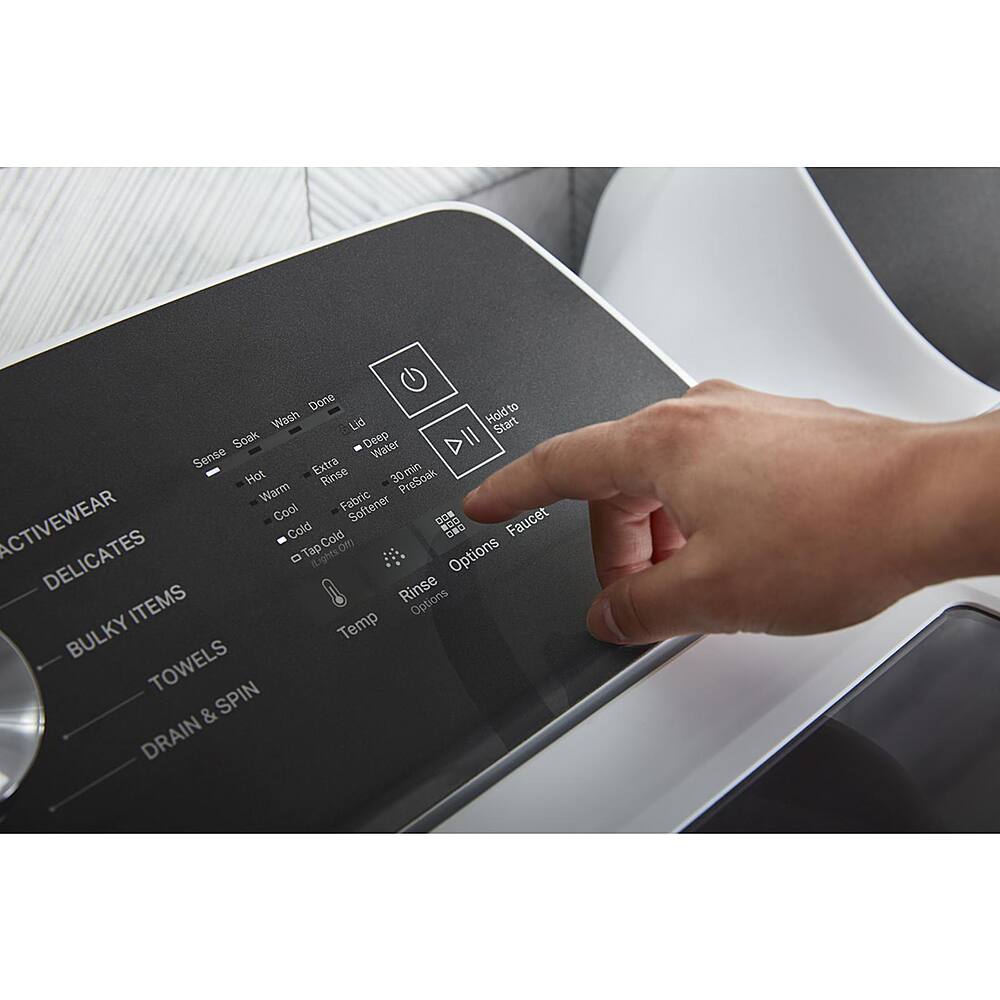 Alt View 14. Whirlpool - 4.7-4.8 Cu. Ft. Top Load Washer with 2 in 1 Removable Agitator - White.