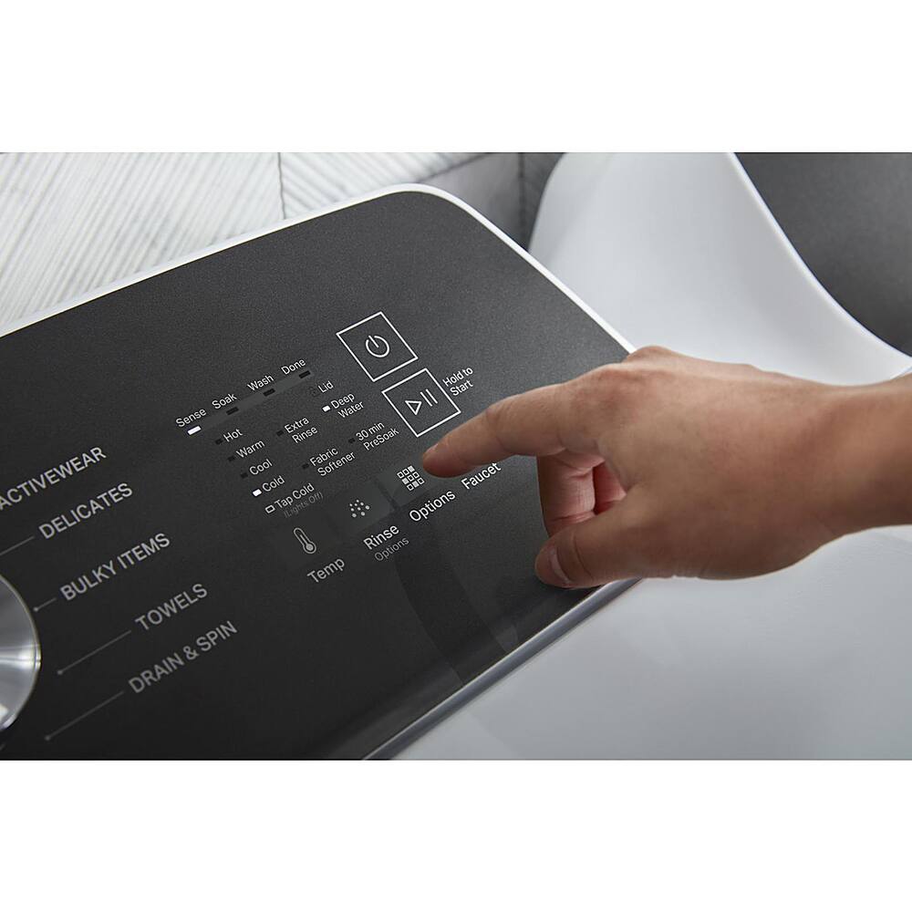 Alt View 16. Whirlpool - 4.6 Cu. Ft. Top Load Washer with Built-In Water Faucet - White.