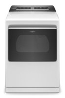 Whirlpool - 7.4 Cu. Ft. Gas Dryer with Steam and Advanced Moisture Sensing - White - Front_Zoom
