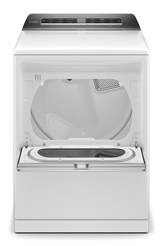 Alt View 13. Whirlpool - 7.4 Cu. Ft. Gas Dryer with Steam and Advanced Moisture Sensing - White.