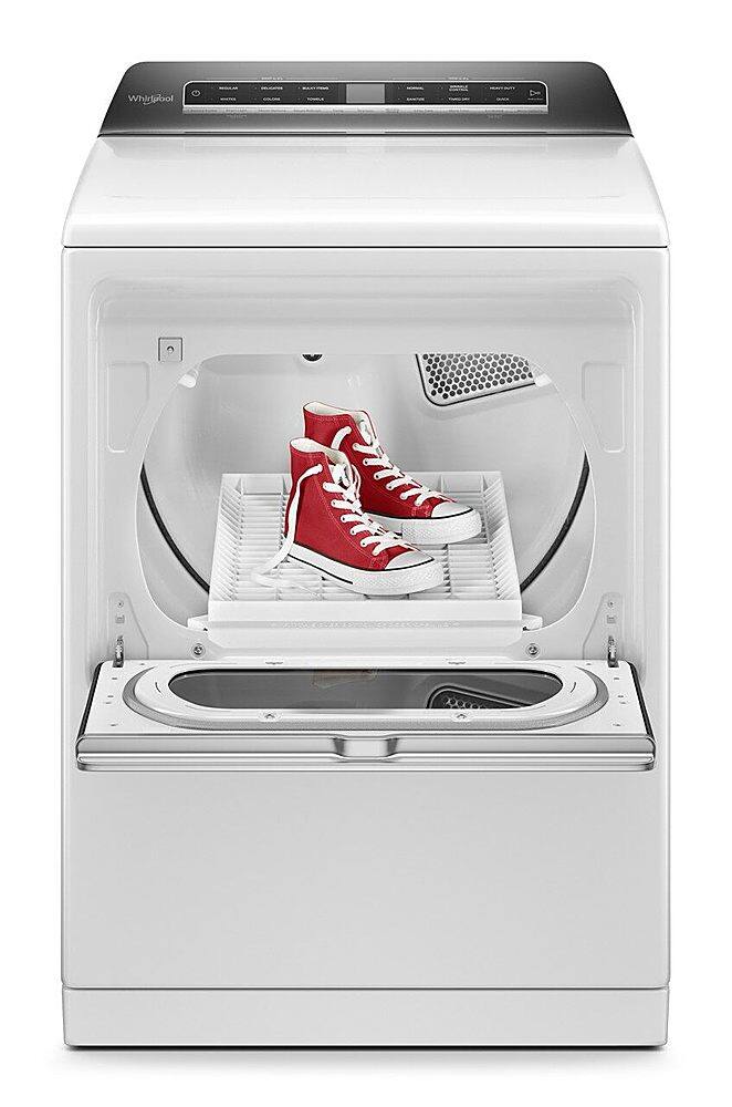 Alt View 14. Whirlpool - 7.4 Cu. Ft. Gas Dryer with Steam and Advanced Moisture Sensing - White.
