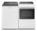 Alt View 18. Whirlpool - 7.4 Cu. Ft. Gas Dryer with Steam and Advanced Moisture Sensing - White.