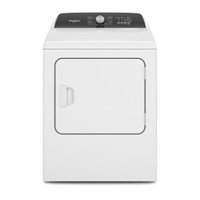 Whirlpool - 7.0 Cu. Ft. Electric Dryer with Steam and Moisture Sensing - White - Front_Zoom