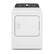 Front. Whirlpool - 7.0 Cu. Ft. Electric Dryer with Steam and Moisture Sensing - White.