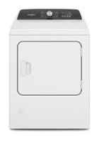 Whirlpool - 7.0 Cu. Ft. Gas Dryer with Steam and Moisture Sensing - White - Front_Zoom
