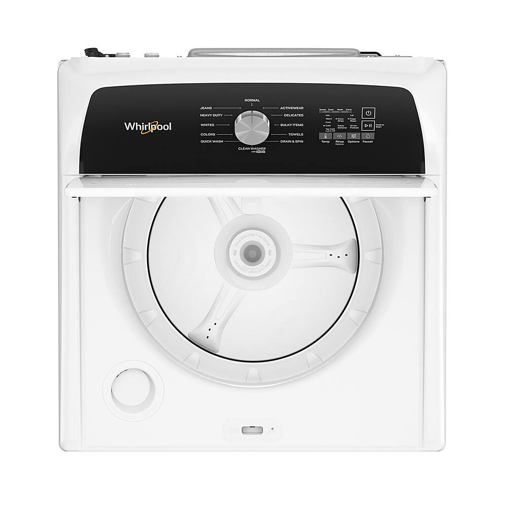 Angle. Whirlpool - 4.5 Cu. Ft. Top Load Washer with Built-In Water Faucet - White.