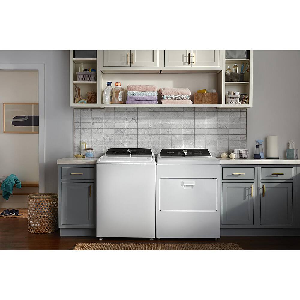 Alt View 20. Whirlpool - 4.5 Cu. Ft. Top Load Washer with Built-In Water Faucet - White.